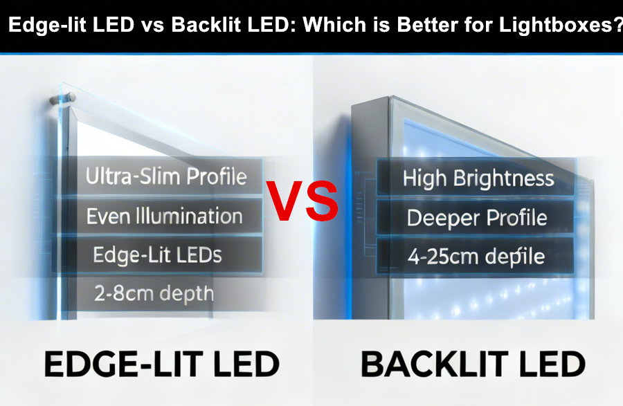 LED Perimetral vs Retroiluminación: Guía para Cajas de Luz